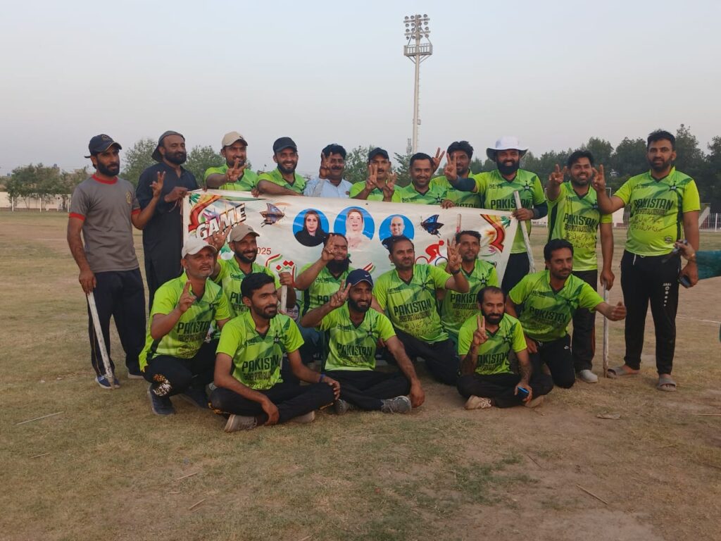 The Layyah Lajpal cricket team secures a brilliant victory at the teachers' sports gala