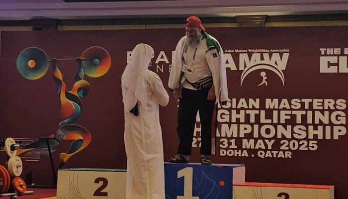 65-year-old Maqsood Rathore wins gold at Asian Masters Weightlifting Championship