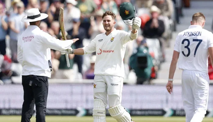 Brian Bennett smashes Zimbabwe's fastest Test century against England