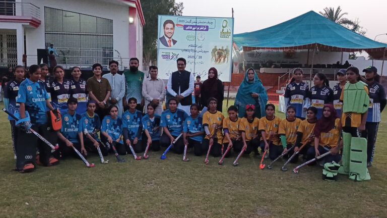 Girls' hockey trials held at Veera Stadium, Layyah
