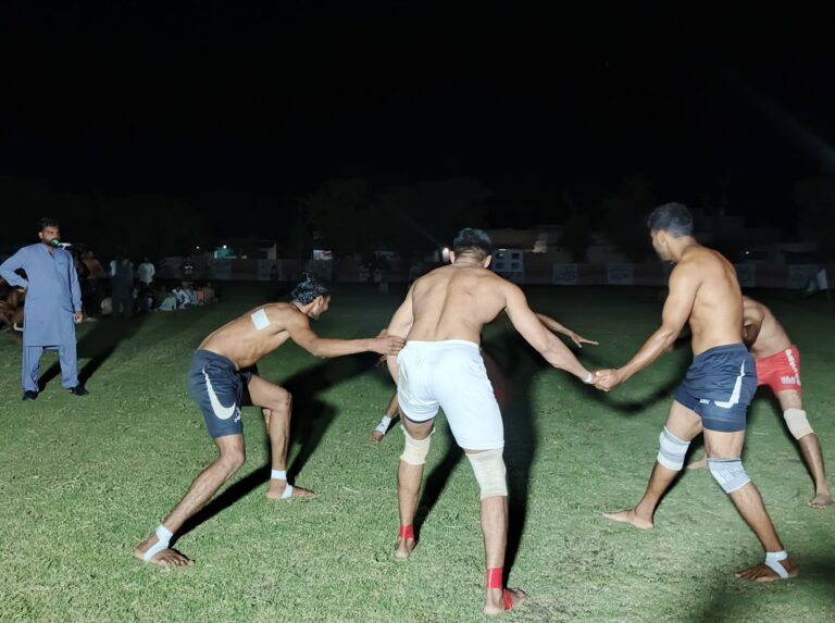 Kabaddi trials held at Veera Stadium, Layyah, under the Chief Minister's summer games initiative