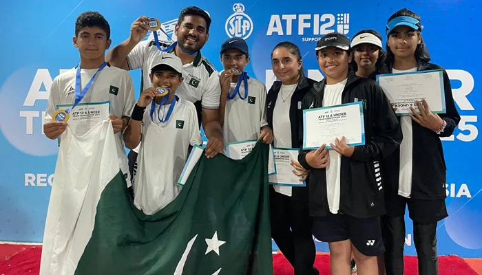Pakistan and Sri Lanka declared joint champions in South Asian U12 Tennis Championship
